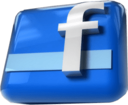 3d Facebook Logo