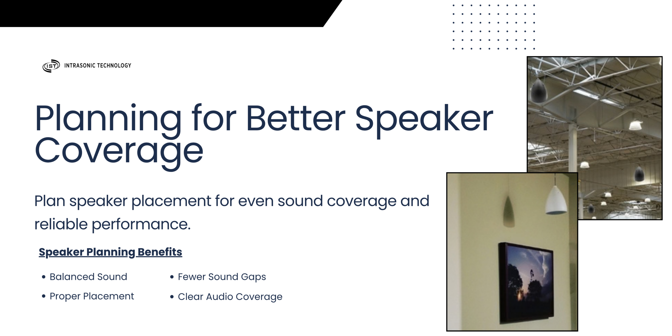 70V hanging speakers