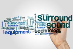 Surround sound word cloud