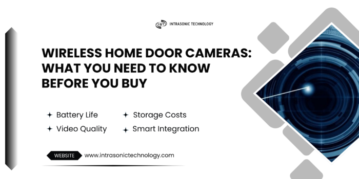 Wireless front door camera